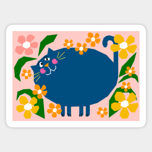 Garden Cat Sticker